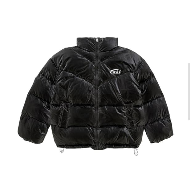 이미스 러스터 리버시블 다운 자켓 블랙