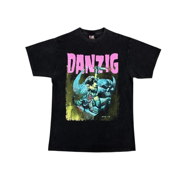 빈티지 1992 Danzig 댄지그 투어 티셔츠