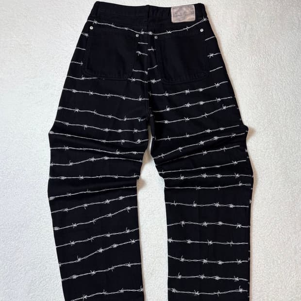 노메뉴얼  W.F DENIM PANTS -BLACK 