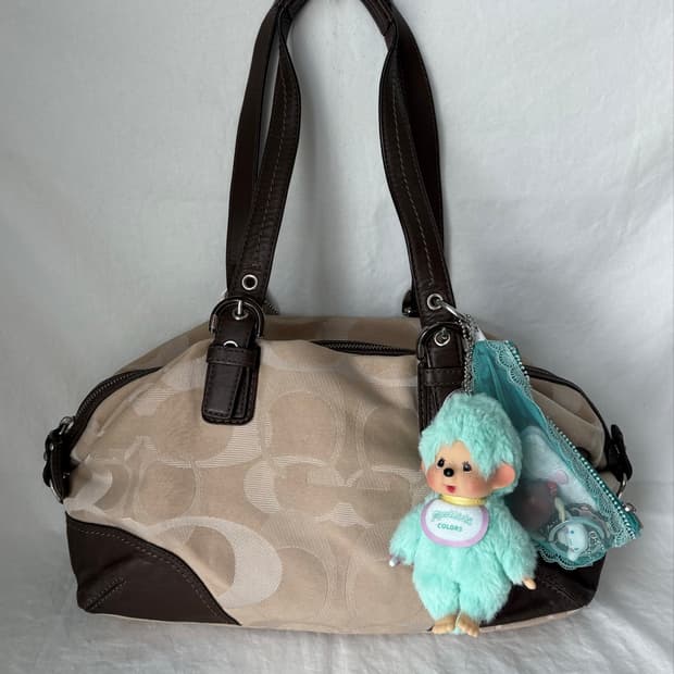 Coach big pattern shoulder bag
