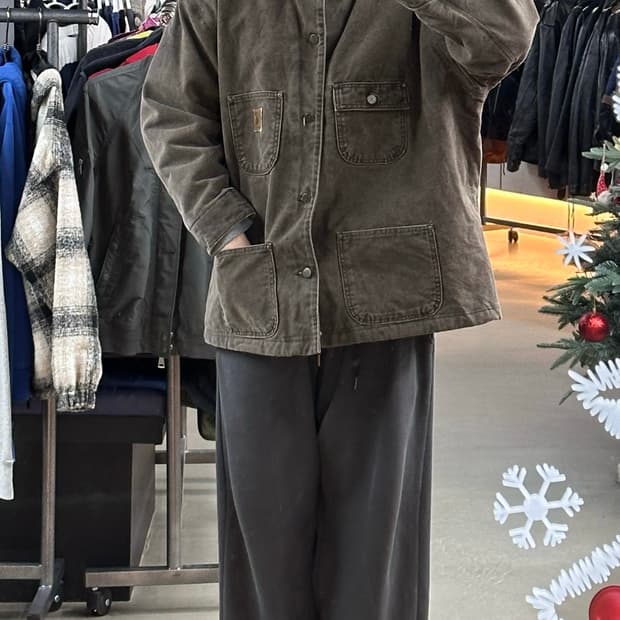 칼하트 구버전 4포켓 엑티브 카라 자켓