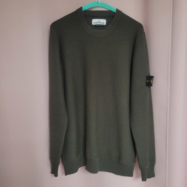 스톤아일랜드 카키 니트 XL 105