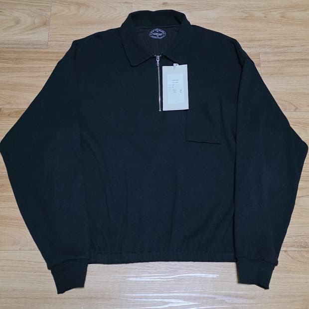 40size새제품 택포30만)25fw올드조 실크넵 쿼터집업 Onyx