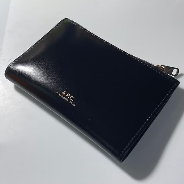 [정품] A.P.C. 아페쎄 리세 로고 지퍼 반지갑