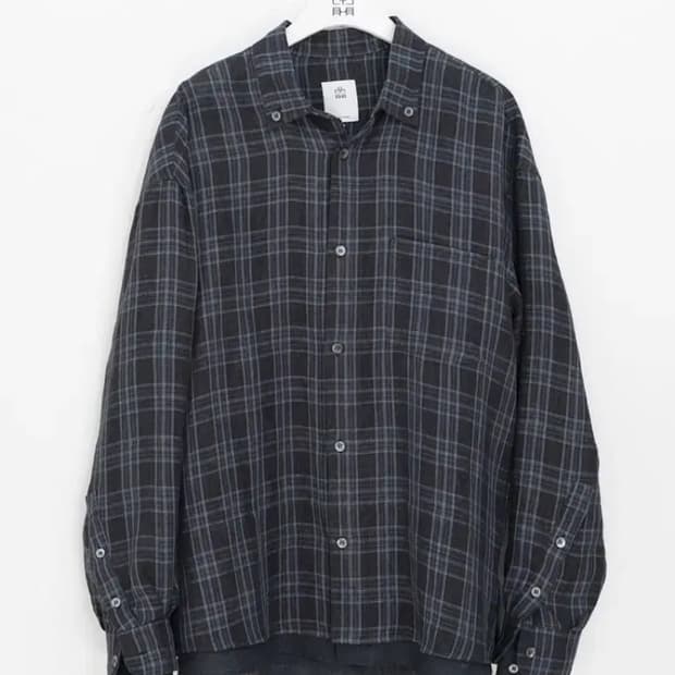 폴리테루 레이어드 린넨셔츠