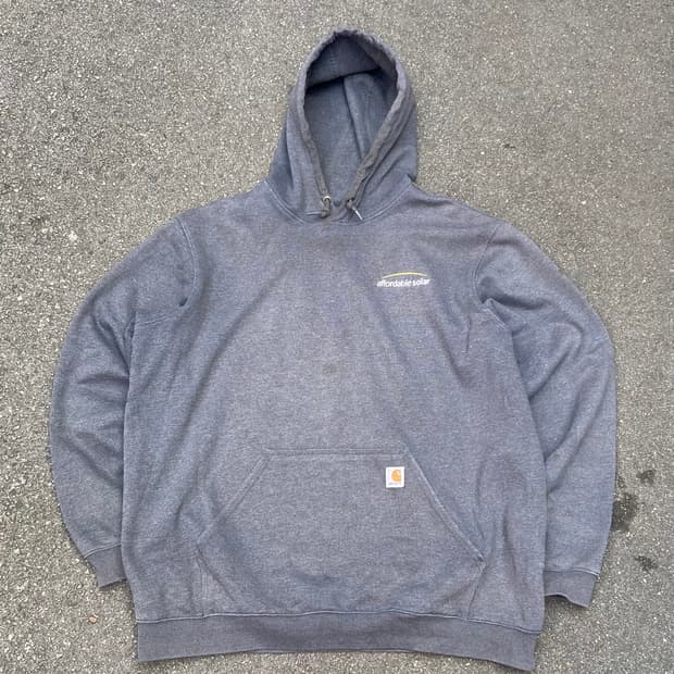 실측 3XL) 칼하트 루즈핏 챠콜그레이 후드