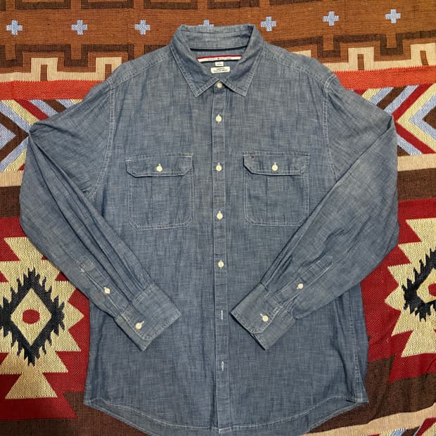 L) 타미힐피거 샴브레이 셔츠