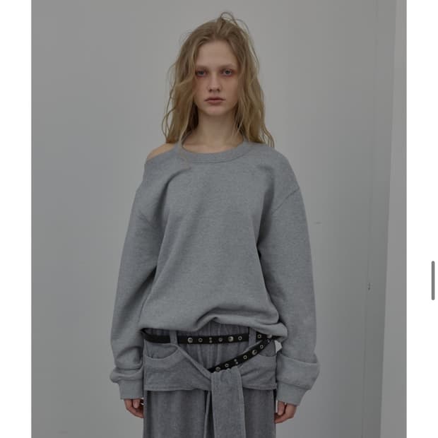lcdc HALTERNECK SWEATSHIRT MELANGE GREY