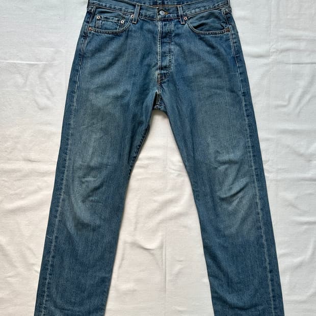 00s 리바이스 501 중청 데님 팬츠 34 made in Mexico