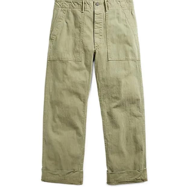 RRL 더블알엘 헤링본 퍼티그 팬츠 30x32