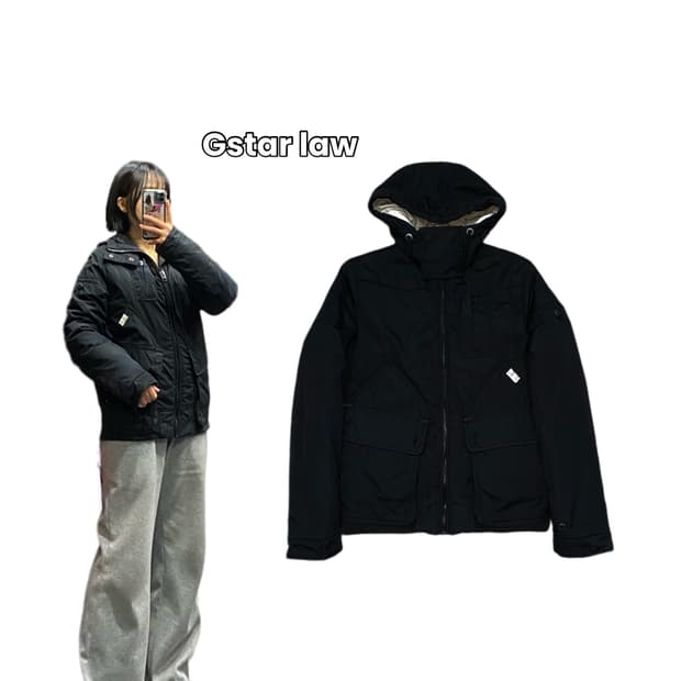 지스타로우 패딩 점퍼