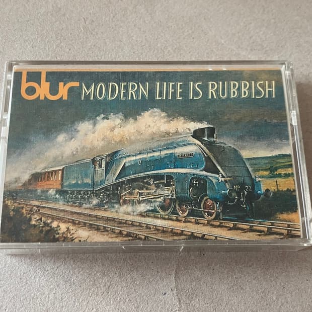 90년대 영국 브릿팝 Blur 블러 2집 국내 라이센스 초판 카세트테이프