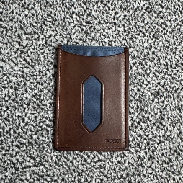 요시다포터 가죽 카드지갑 카드케이스