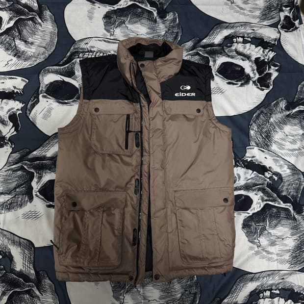 아이더 덕다운 패딩조끼 L사이즈