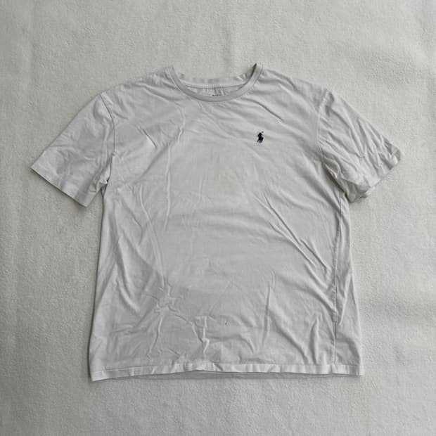 XXL 폴로랄프로렌 화이트 반팔 티셔츠 0313T