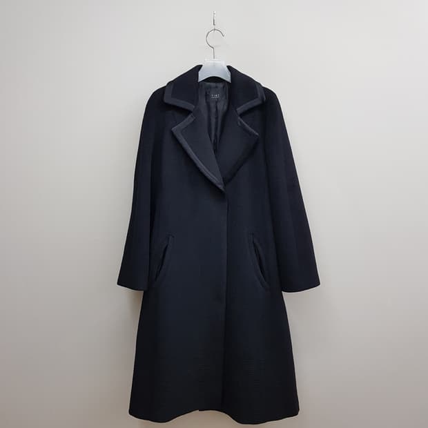 한섬 타임 울소재 롱코트 82-94-160사이즈