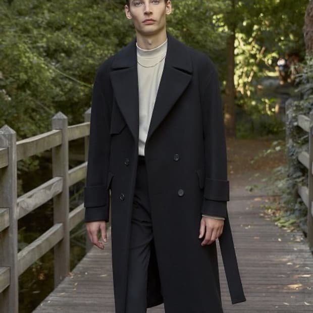 벨리에 오버핏 더블 코트