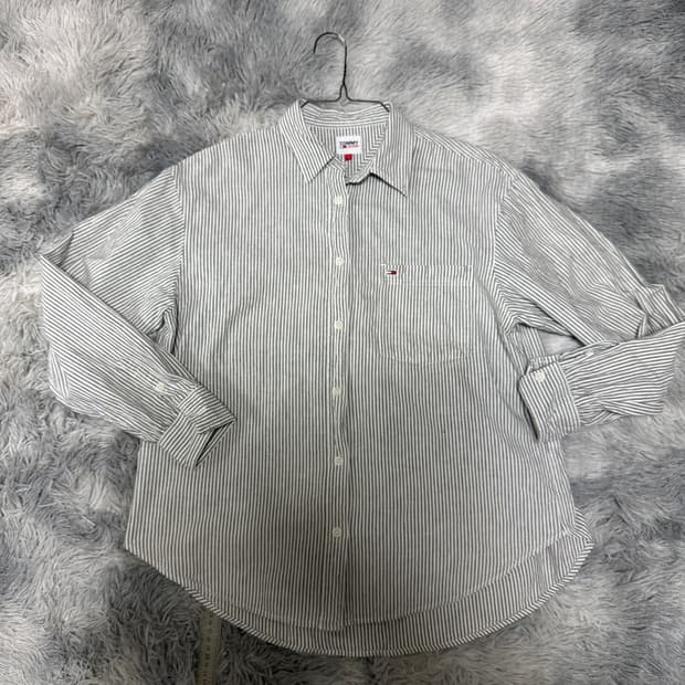 타미 진스 스트라이프셔츠 S사이즈 