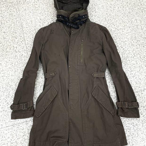 PPFM 00s grunge mood hood coat 