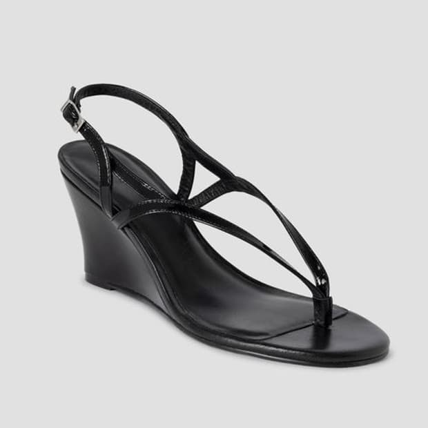 [36,37,38]기마구아스 웨지 샌들/블랙