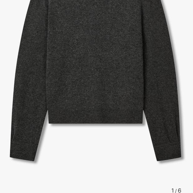 렉토  남성 셔츠 커프스 디테일 니트 탑 L