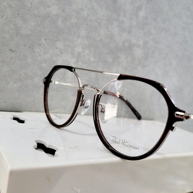 PHF-5259A 폴휴먼 안경(실버브라운콤비)