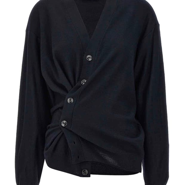 Lemaire twisted cardigan navy xxs