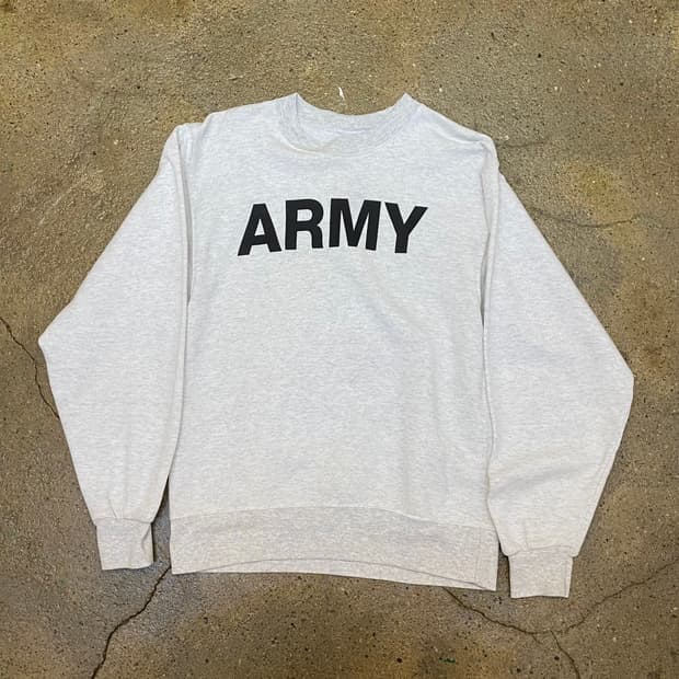 90s USA 빈티지 아미 프린팅 ARMY 맨투맨