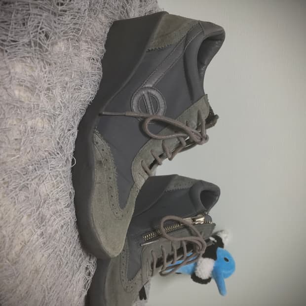 NO NAME 90s Leather Wedge Sneakers