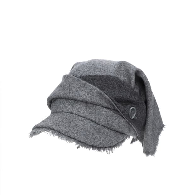 오호스 25FW Scarf Veil Wool Cap