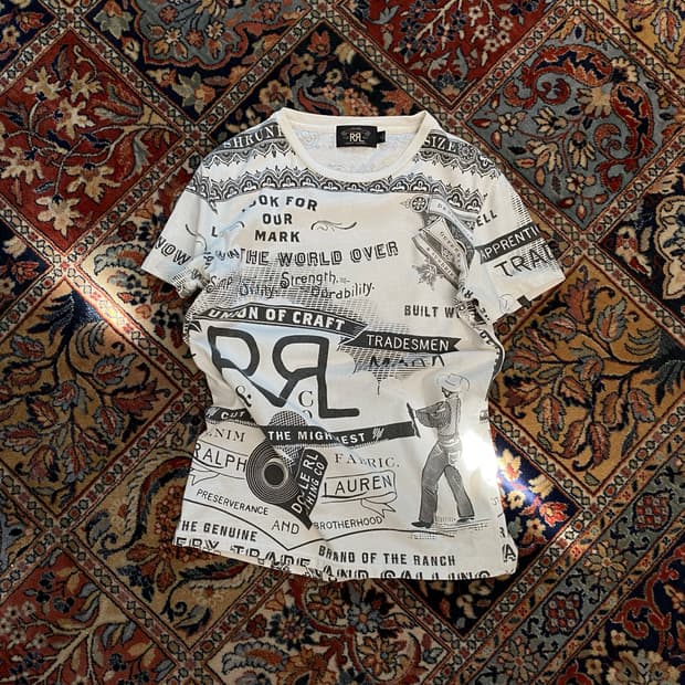 🌊RRL two cowboy H/S tee