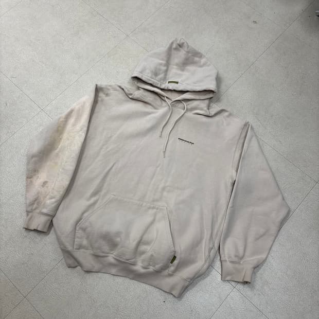 디스이즈네버댓 더티워싱 빅로고 후드티
