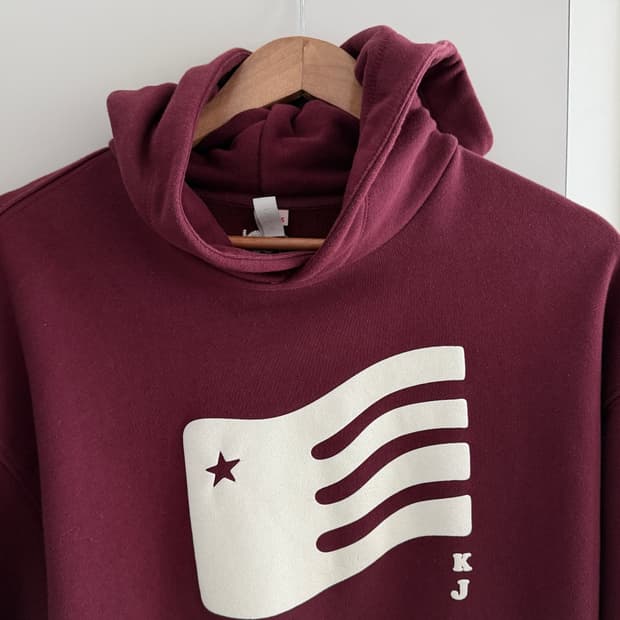 기준 맨 플래그 후드티