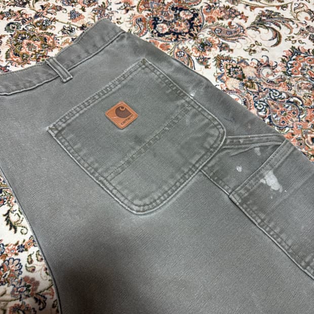 Carhartt b01 moss green (single knee)