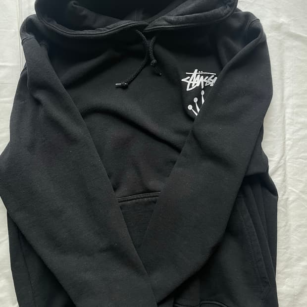 Stussy Stock Crown Hoodie Black