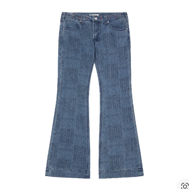 코이세이오 빈티지 부츠컷 데님 팬츠 블루