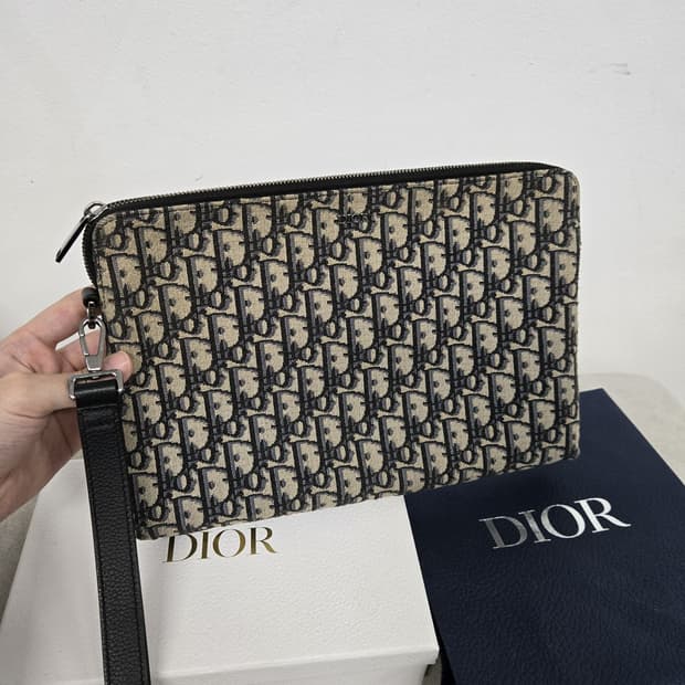 [보증서 정품]디올 아이패드 클러치백