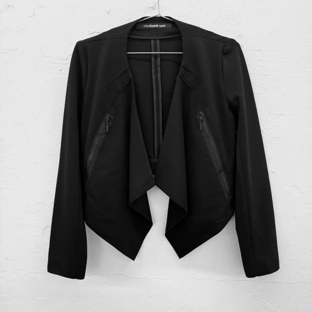 vivienne tam 드레이프 자켓