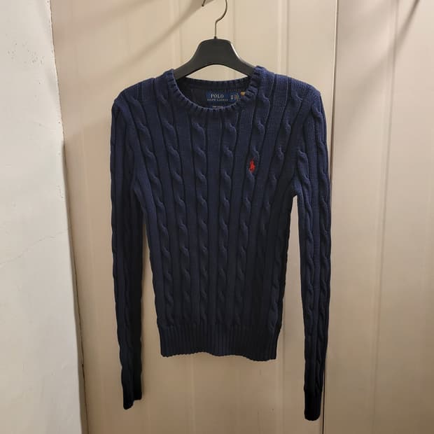 폴로 랄프로렌 꽈배기 니트