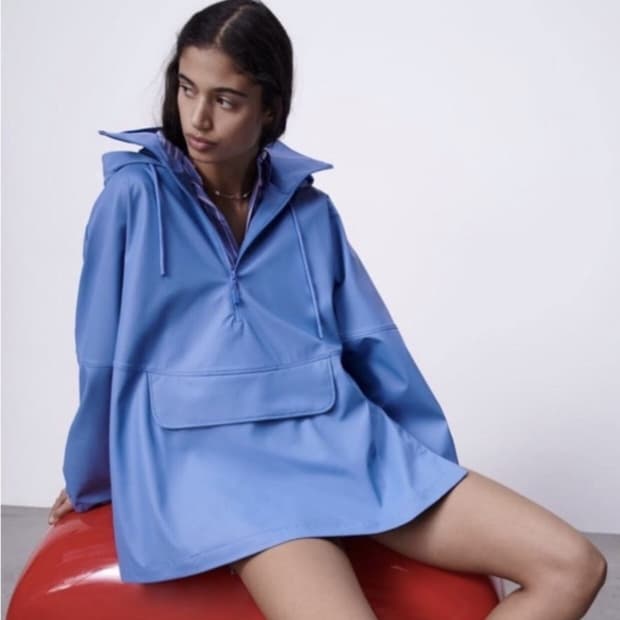 자라 아노락 바람막이 S-M