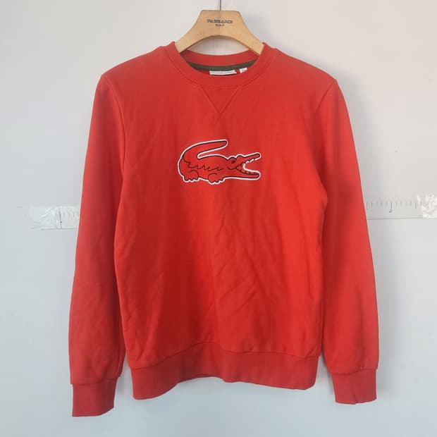 라코스테 레드 빅로고 맨투맨