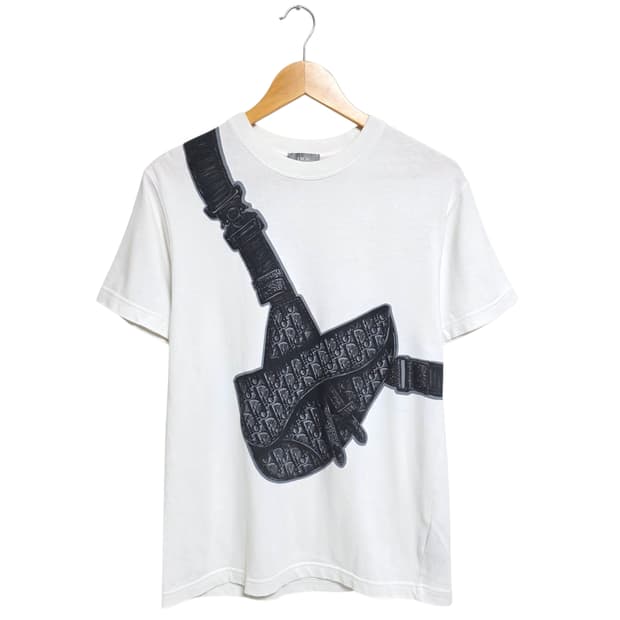 디올 오블리크 새들백 반팔 티셔츠