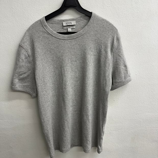 코스(COS) 슬림 리브드 반팔티 (XL)