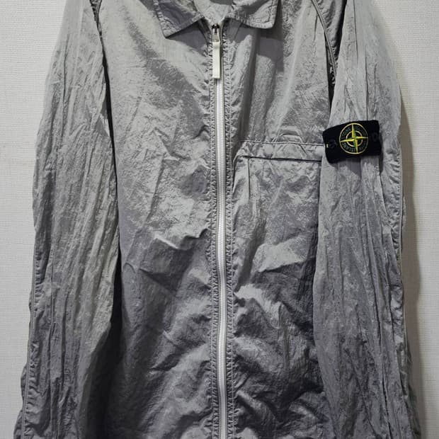[백화점판/S급] 22SS 스톤아일랜드 나일론메탈 오버셔츠 자켓 105