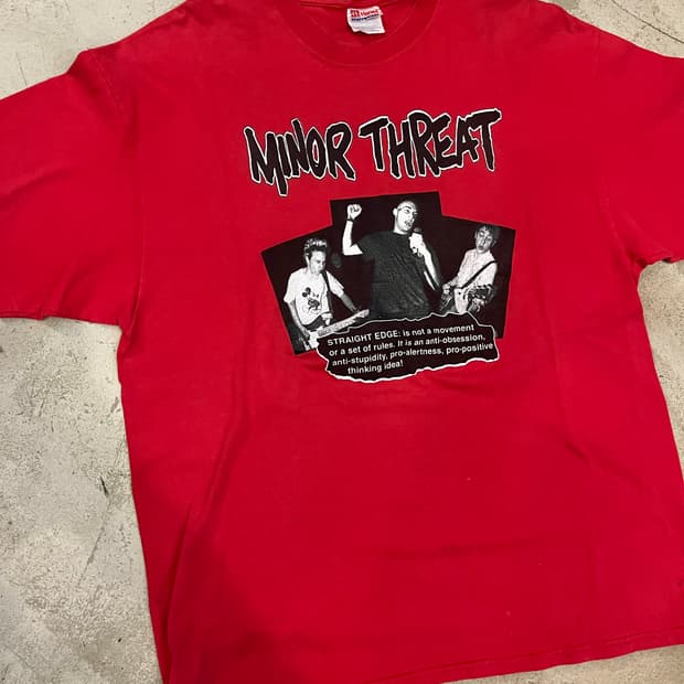 빈티지 00s  Hanes Minor Threat