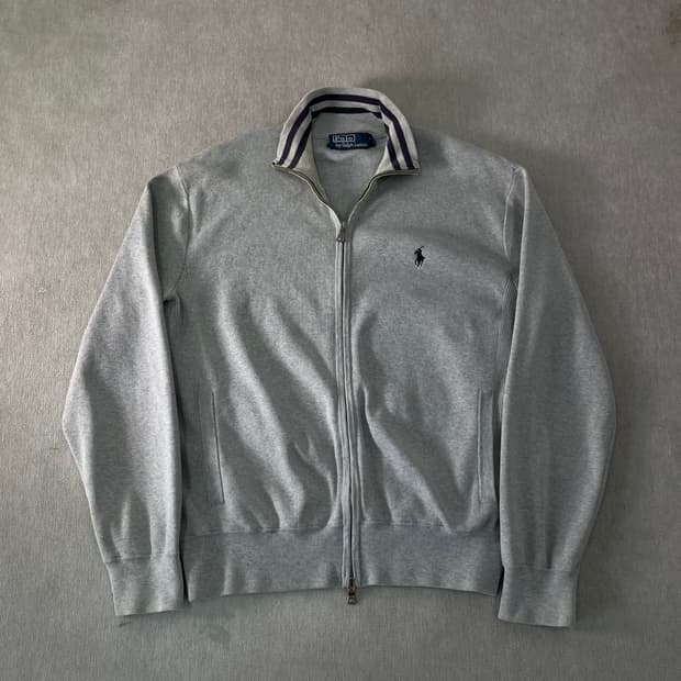 100 폴로랄프로렌 투웨이 그레이 니트집업