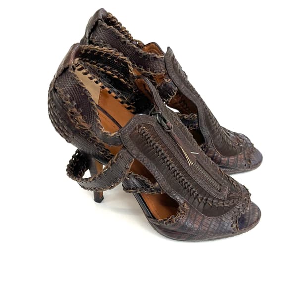 지방시 2010s 리카르도 티시 리자드 레더 힐