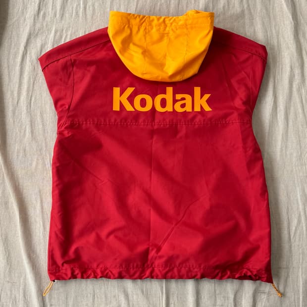 코닥 백로고 챔버 아노락 바람막이 L