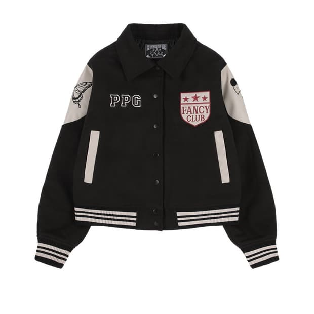 팬시클럽 파워퍼프걸 바시티 자켓 1사이즈