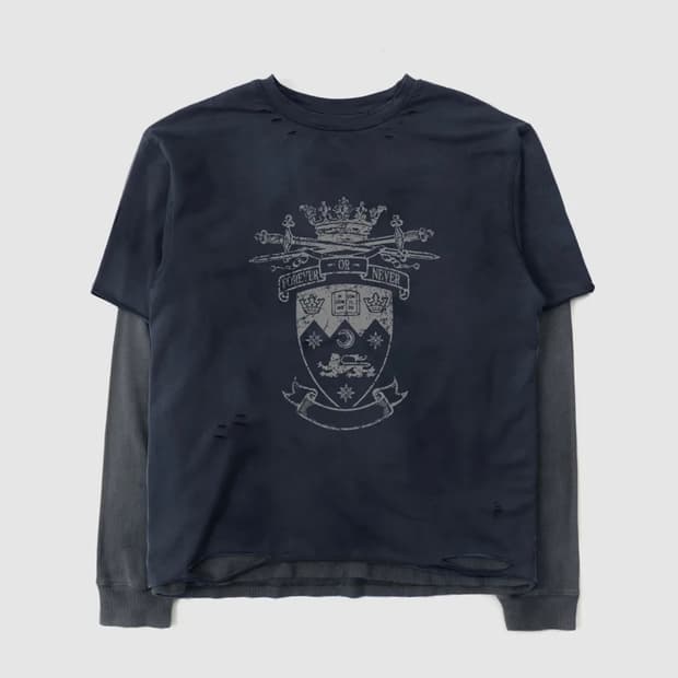 배드블러드 레이어드 데미지 롱슬리브